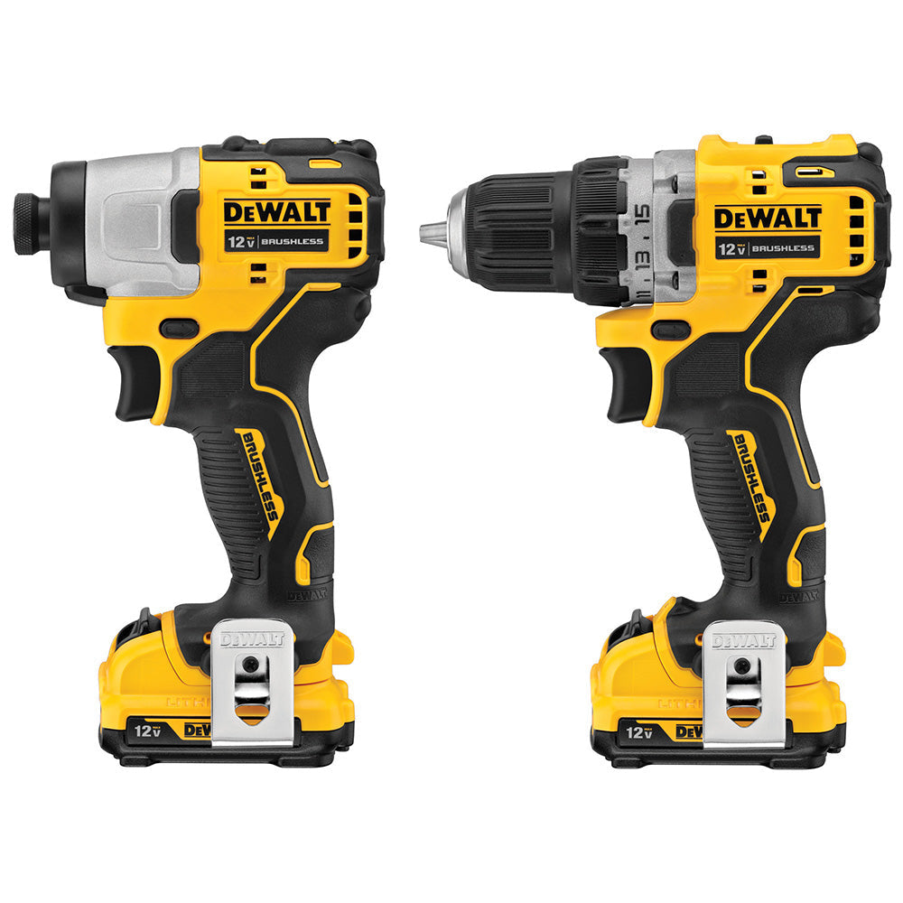 DeWALT DCK221F2 12V MAX XTREME Brushless Cordless Drill and Impact Combo Kit