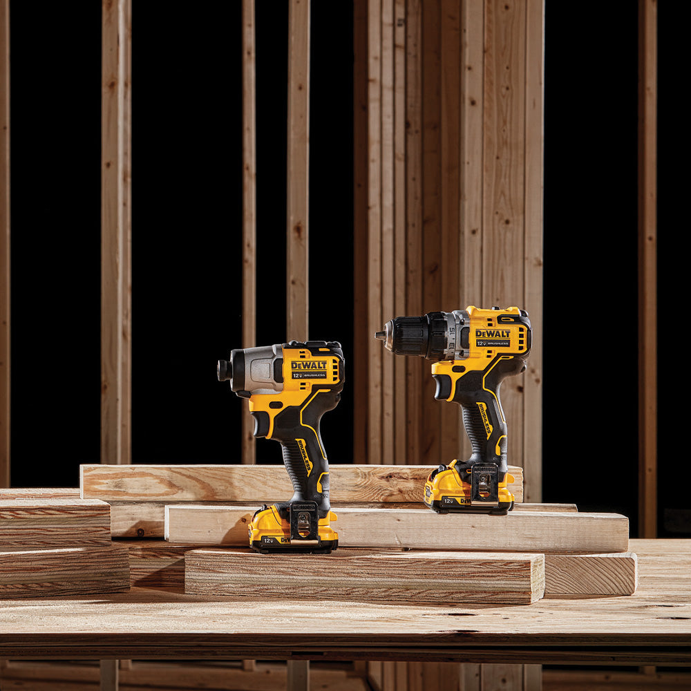 DeWALT DCK221F2 12V MAX XTREME Brushless Cordless Drill and Impact Combo Kit